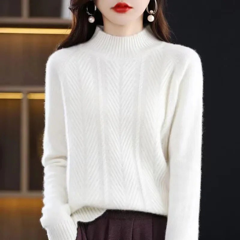 Heliar Women Fall Turtleneck Sweater Knitted Soft Pullovers Cashmere Jumpers Basic Soft Sweaters For Women Autumn Winter 251027