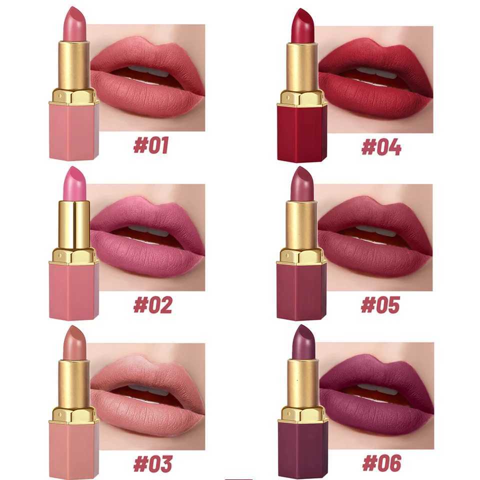 6Color Matte Lipstick Set Easy To Apply LongLasting Smooth Moisturizing Waterproof Lip Makeup W251027