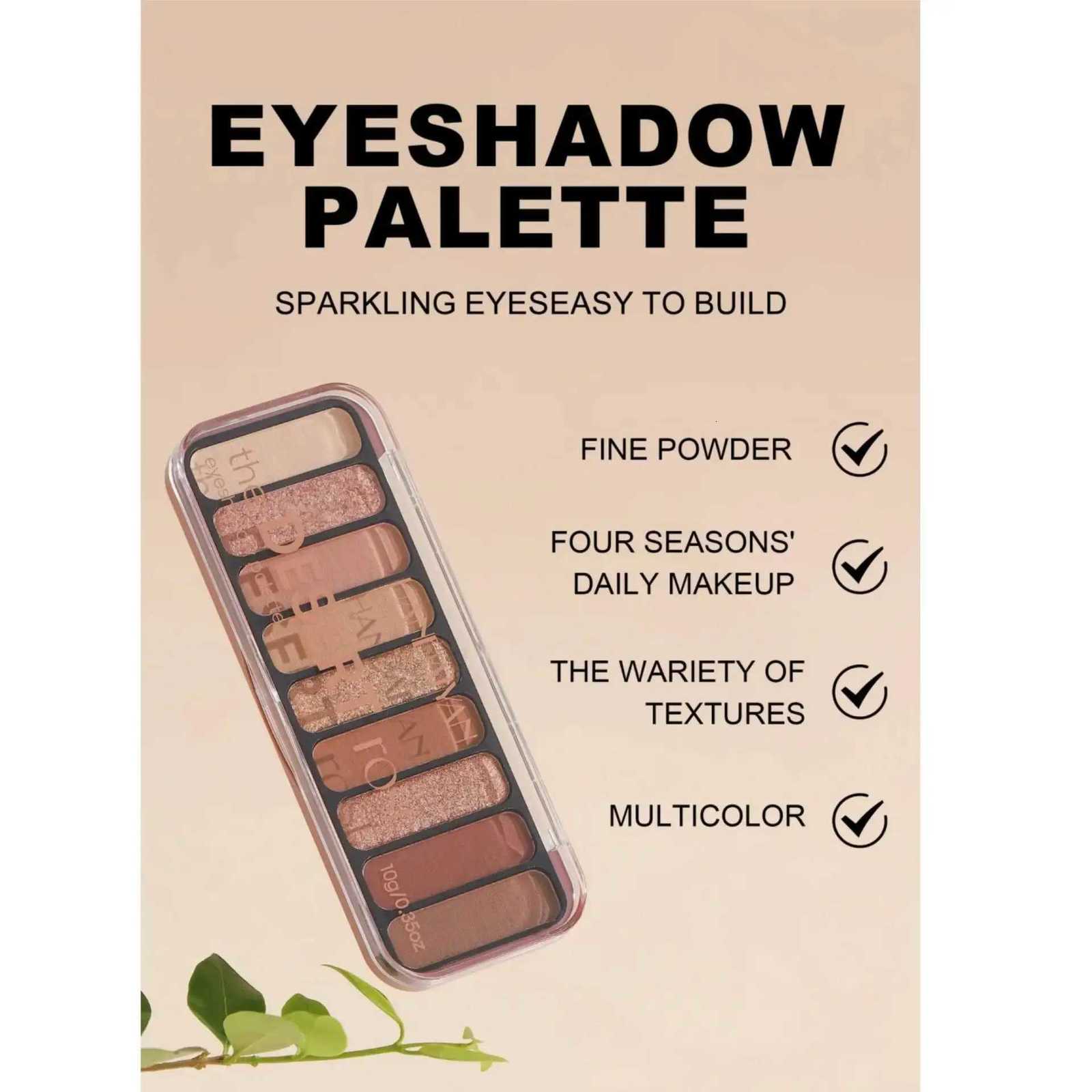 Desert Rose 9 Color Eyeshadow Palette High Pigment Matte Mineral Waterproof Long Lasting Natural Earthy Tones MakeupXJ251027
