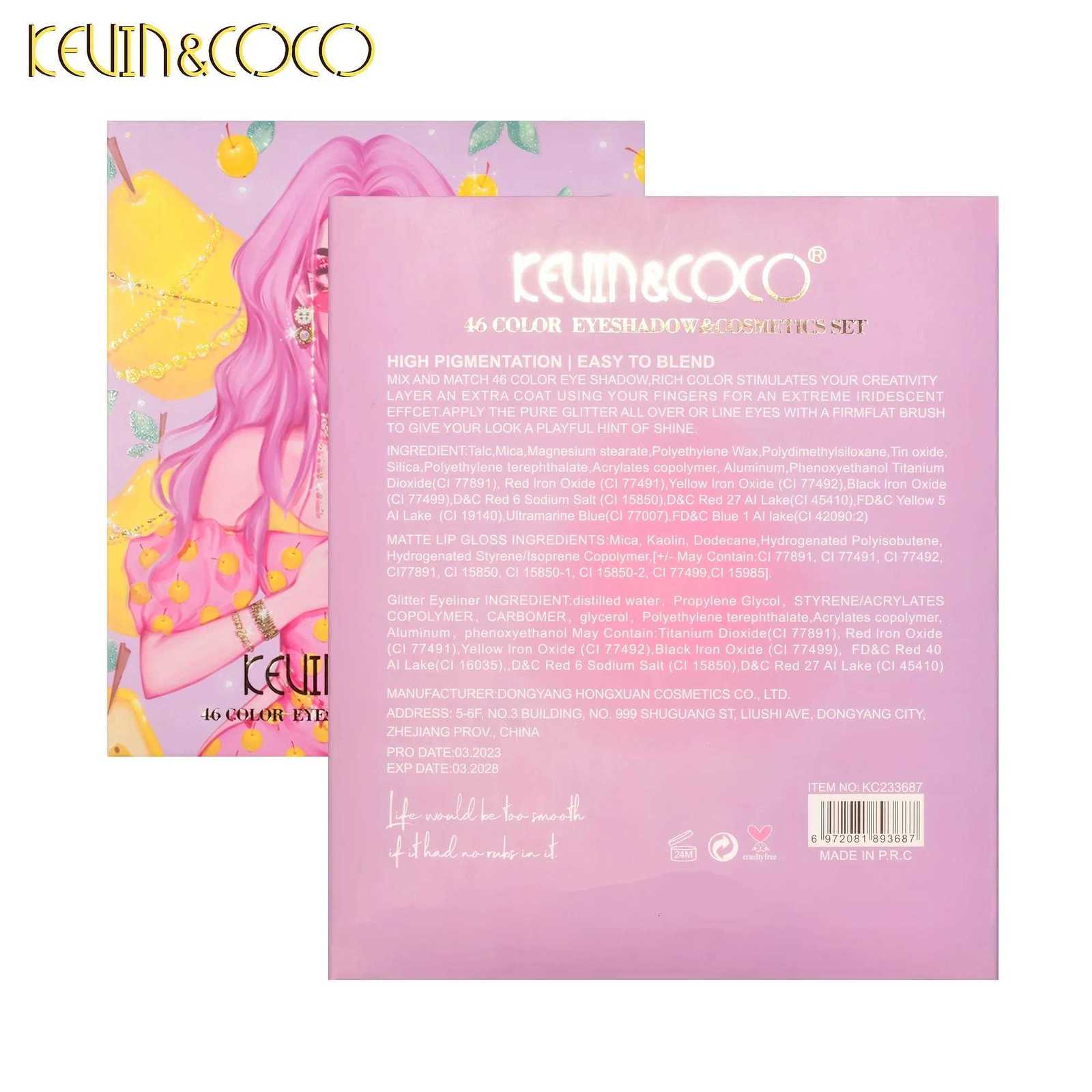 46 Color Mutil function Makeup Kit Highlight Lipgloss Eyeshadow Palette SetXJ251027