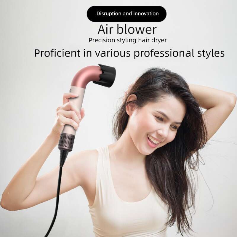 New HD Curved Pipe Negative Ion Salon High Speed Electric Home Use Hair Dryer
