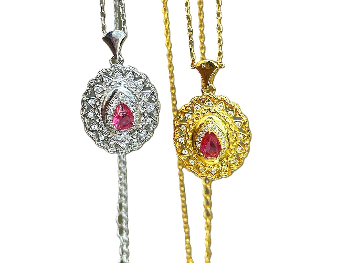 TaiYang New Gold Plated Copper French Vintage Sunflower Teardrop Pendant Necklace, Artisan Craftsmanship Chain for Women