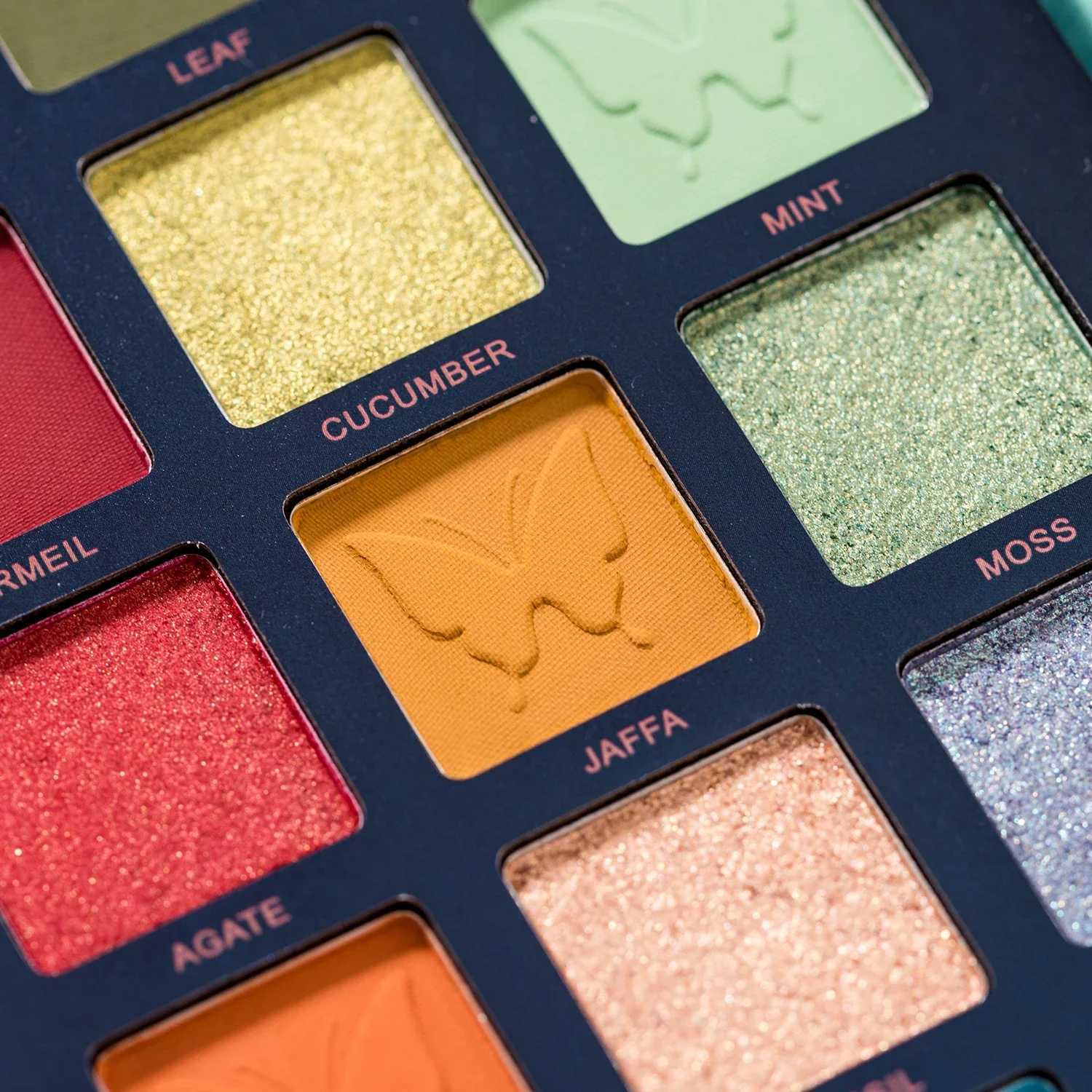 BEAUTY GLAZED Butterfly Highly Pigmented Eyeshadow Palette Smooth Matte Shimmer Eye Shadow Easy To Blend 18 Colors Eye MakeupXJ251027