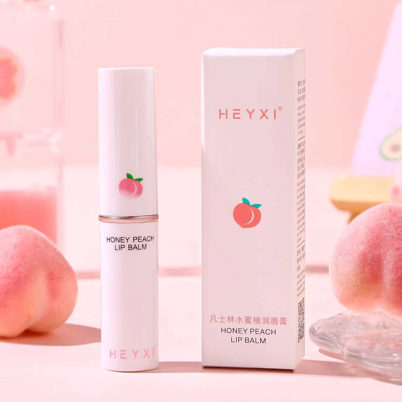 Peach doe lip balm warm lipstick lasting moisturizing light lines moisturizing nongreasy lip lipstick W251027