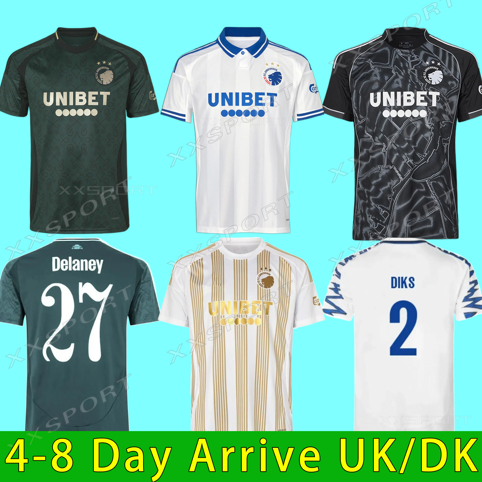 25 26 Copenhagen soccer jerseys 2023 Special Edition Gold GONCALVES CORNELIUS CLAESSON BARDGHJI AMOO CLEM HARALDSSON LERAGER LERAGER football shirts