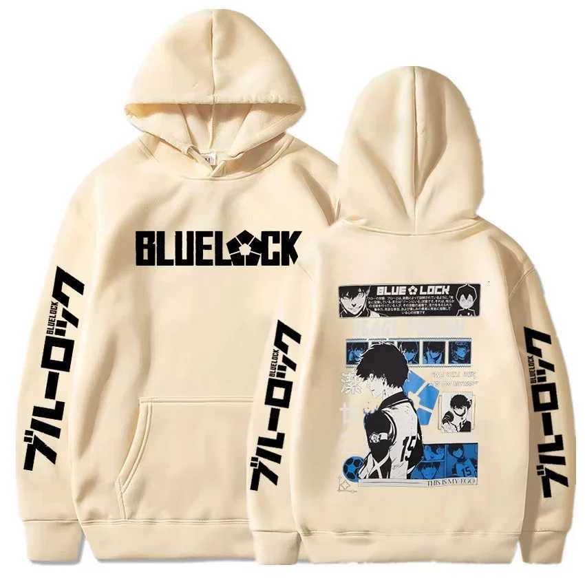 2025 Anime Blue Lock Isagi Yoichi Printed Hooded Men Women Hot Manga Printed Hoodies Streetwear Harajuku W251027