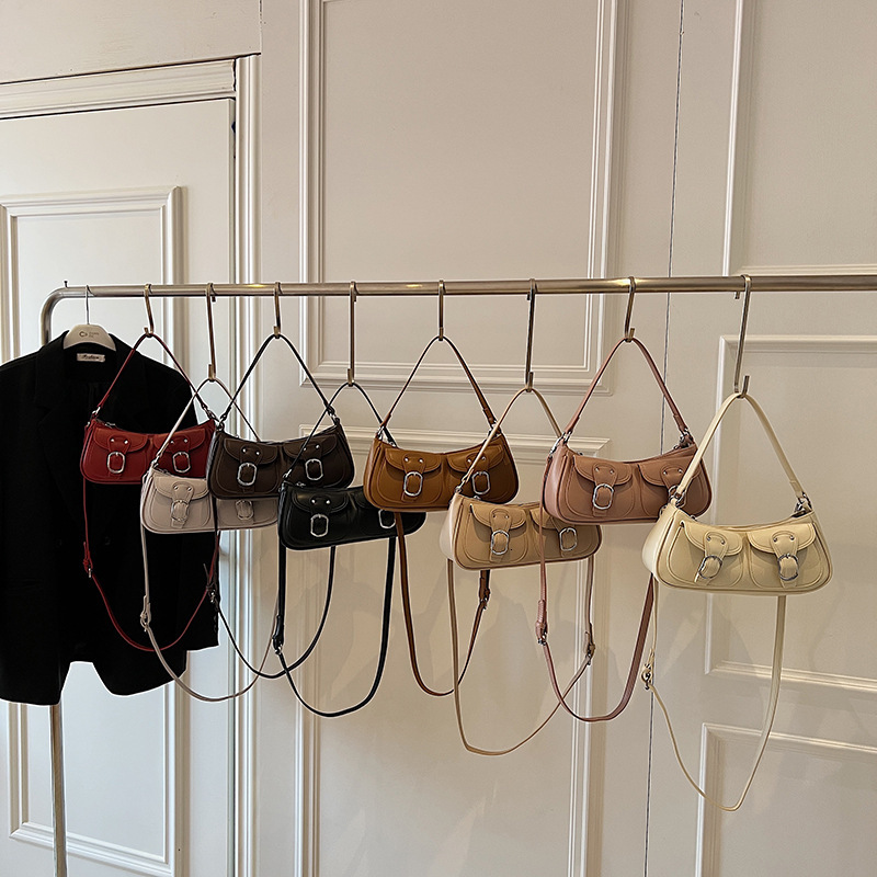 Free shipping designer bag High-Quality Texture Underarm Bag for Women New Fashion Versatile Crossbody Bag Commuter Single Shoulder Small Square Bag