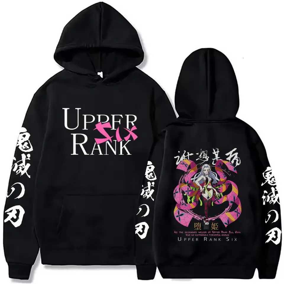 New Hot Selling Mens Hoodie Autumn And Winter Demon Slayer Uzui Tengen Anime Character Print Sweatshirt Street Retro Unisex Top W251027