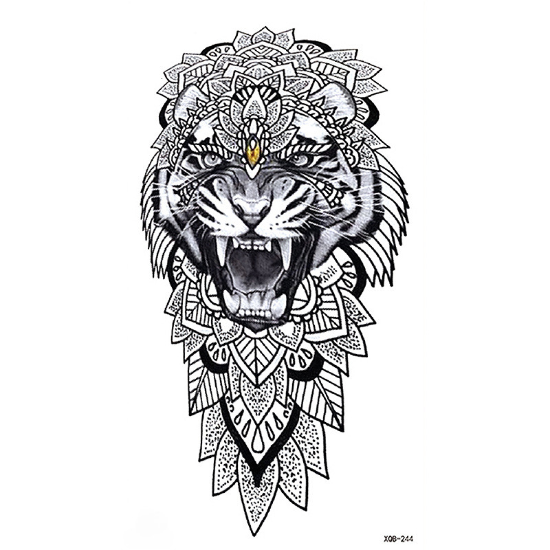 Small full arm waterproof tattoo sticker manufacturer in stock wholesale symbol totem animal skeleton small arm tattoo sticker