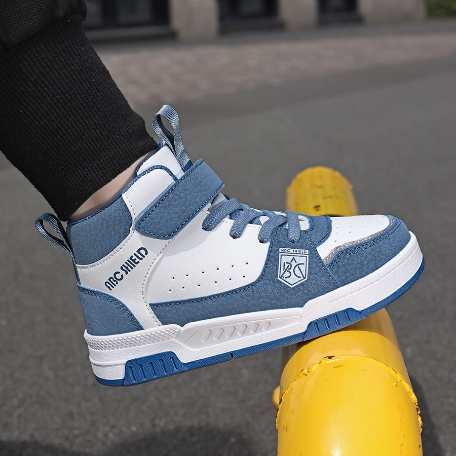 Kids Basketball Shoes Boys Girls High Top Sneakers Children Sport Shoes Kidsnest Toddler Trainers Big Plus Sizes US11C-6.5Y K1222