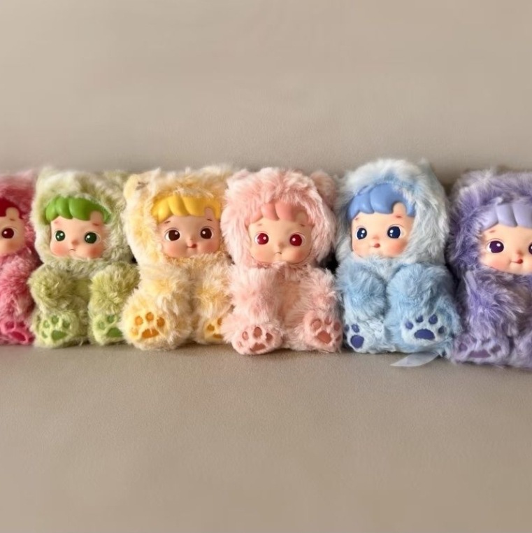 HACIPUPU Bear Gummy Series Vinyl Plush Hanging Blind Box, Cute Gift