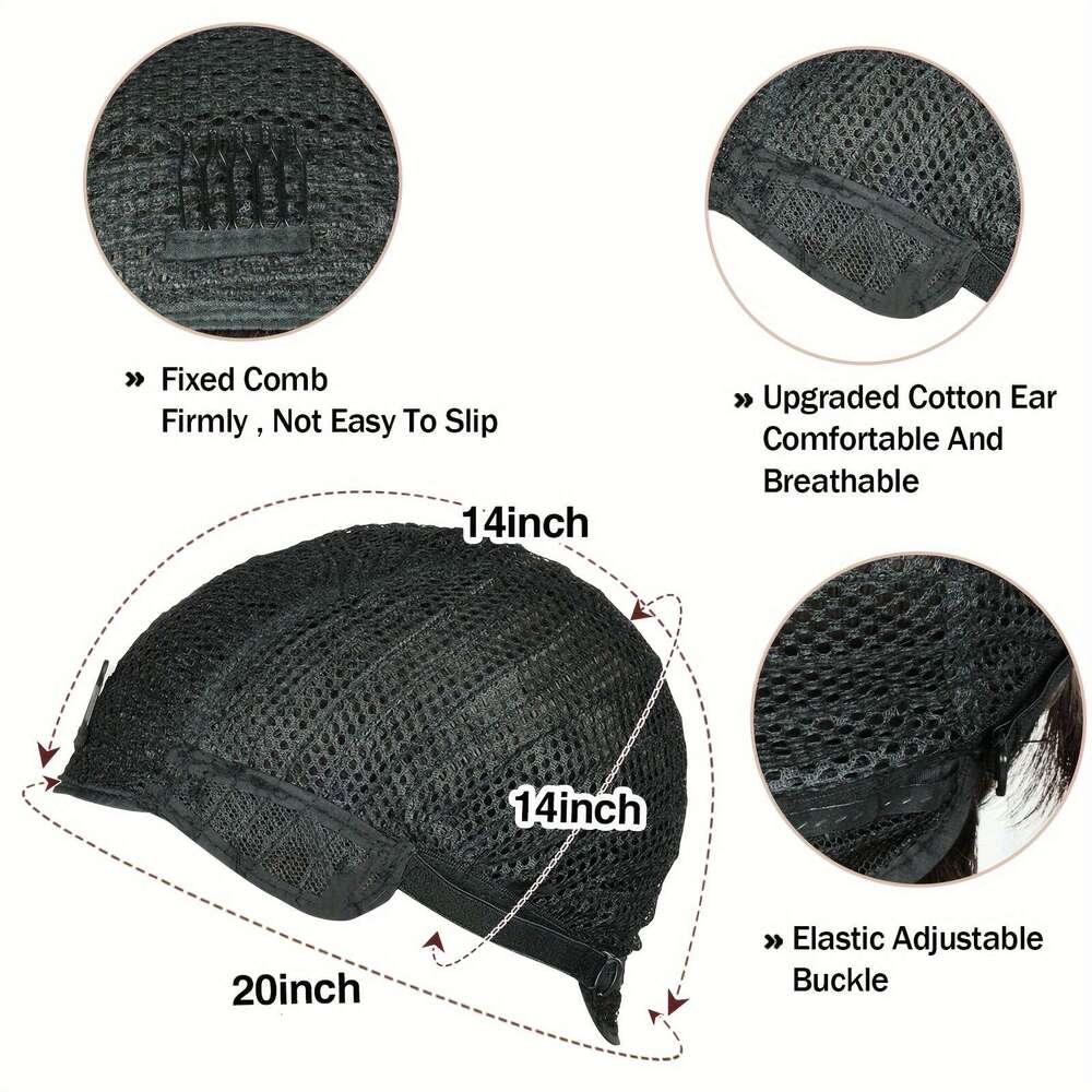 Elegant 26-Inch Long Straight Synthetic With Bangs - Heat Resistant Fiber, Versatile Black Hair For Daily Use & Cosplay Parties, Women's Closed N