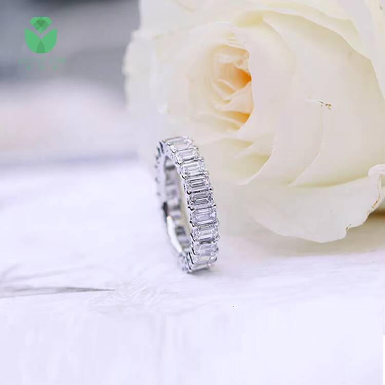 Fine Jewelry 9K 14k 18K Gold Lab Grown Diamond Ring IGI Certified CVD Round Shape Lab Diamond Wedding Rings Jewelry