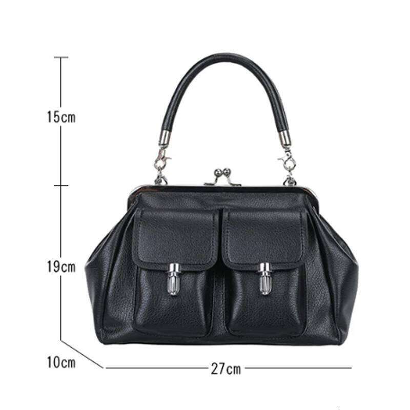 Fashion Commuting Tote Women's Handbag Retro Leather Large Capacity Shoulder 2025 New Crossbody Bag