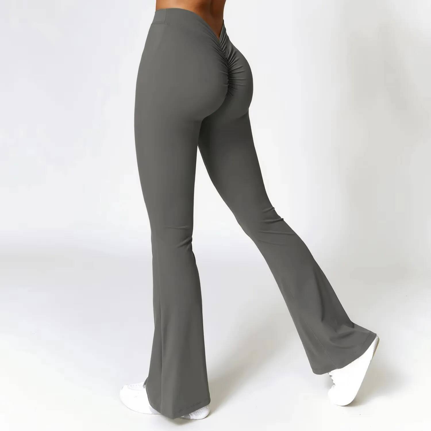 winter jacket women Gym Fiess Sports Flared Pant Dance Trousers V-shaped Hip Yoga Flare Leggings High Waist Wide Leg Pants Women