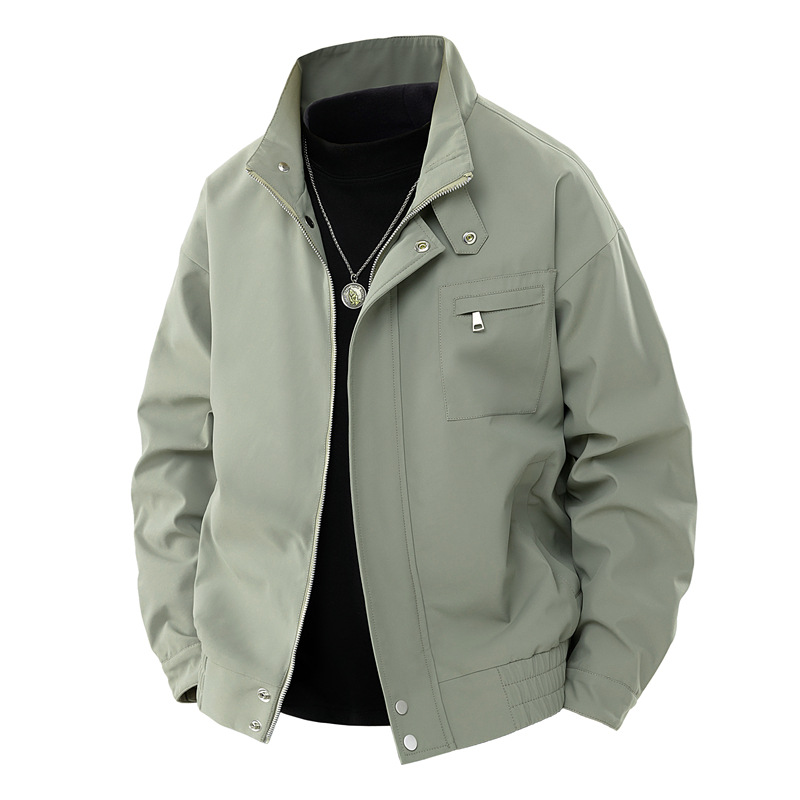 Men's Jacket for Cross-border European & American Markets - Spring & Autumn Versatile Casual Sports Outdoor Windproof Trendy Couple Style Outerwe