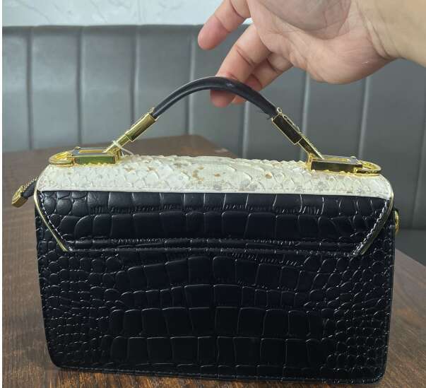 Designer Bag Tote Shoulder Bag New Fashion Genuine Leather Snake Pattern Handbag High End Versatile Single Crossbody Small Square B