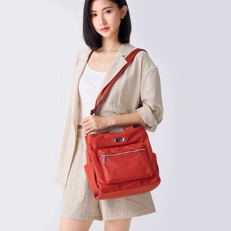 Fouvor Women's Crossbody 2025 New Commuter Waterproof Canvas Handbag Square Elegant Casual Small Female Shoulder Bag 2941-11