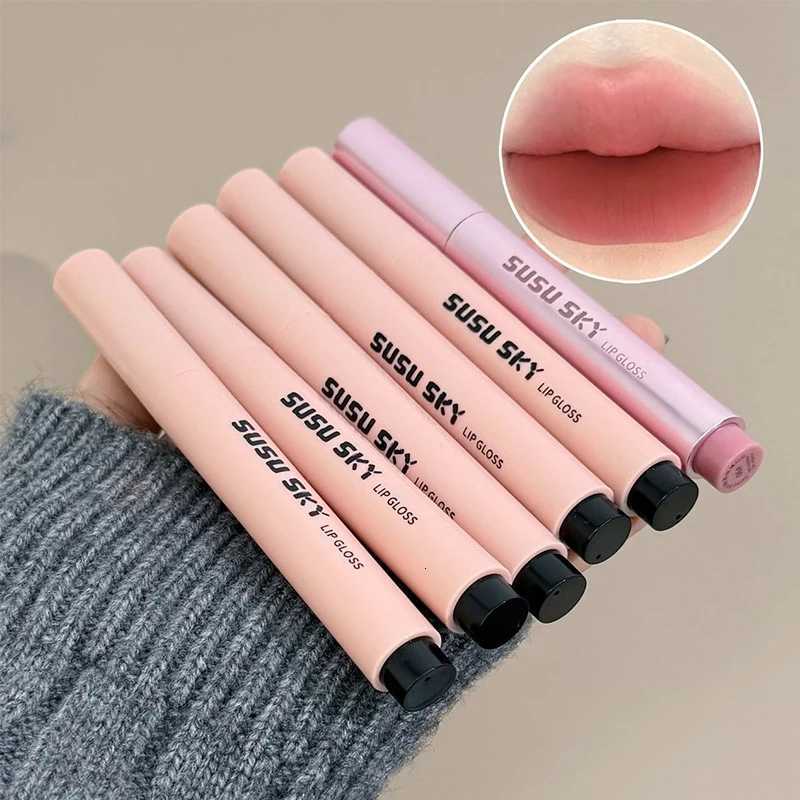 Matte Dark Coffee Lipstick Pen Long Lasting Sexy Red Lipsticks Waterproof Nondrying Nude Brown Lip Gloss Makeup Women Cosmetics W251027