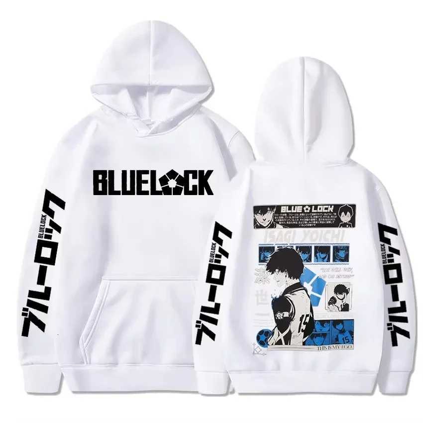 2025 Anime Blue Lock Isagi Yoichi Printed Hooded Men Women Hot Manga Printed Hoodies Streetwear Harajuku W251027