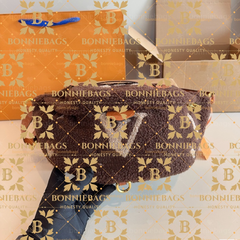 lamb wool designer bumbag high quality crossbody belt pouch bags waist pack purse men women Cross body bags handbags chest bum bag fanny pack bag portable bag