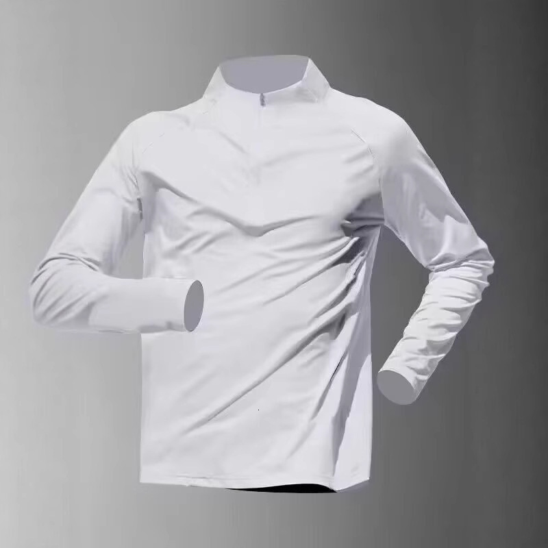 Quick-Dry Long Sleeve T-Shirt Running Training Sun Protection Outdoor Fitness Clothing Youth Trend