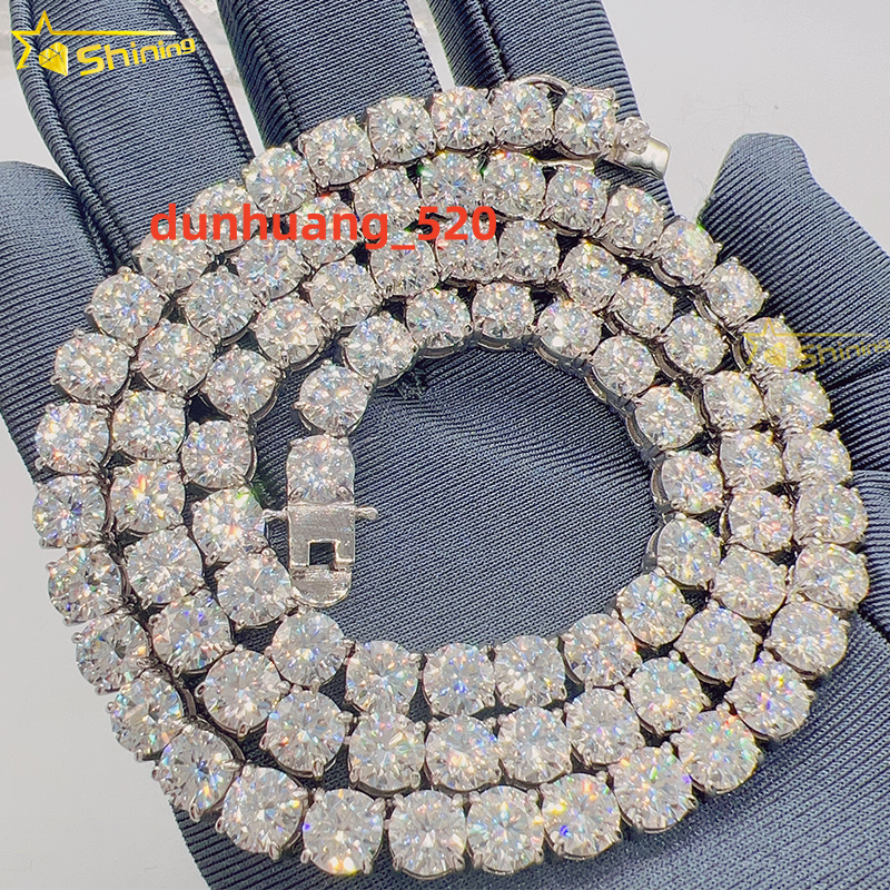 Cheapest Price 925 Sterling Silver Pass Diamond Tester GRA Certificated VVS Moissanite Chains Necklace