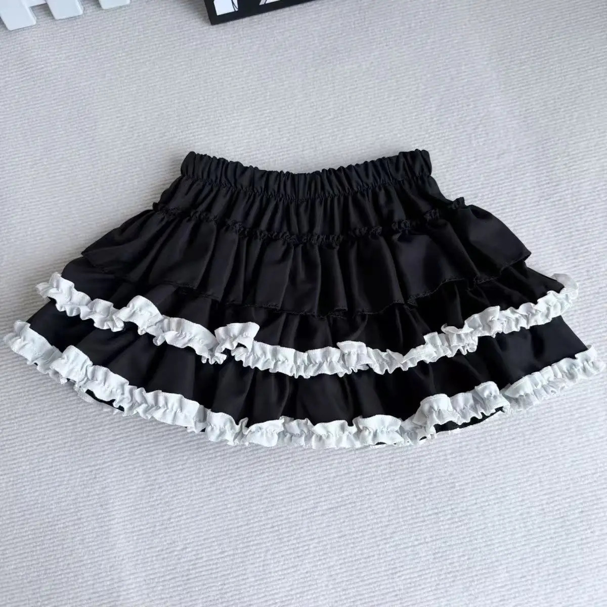 Y2K Spicy Girl Subculture Punk Anti exposure Half length Skirt Harajuku Style Trend Pumpkin Cake Puff Short Skirts 251027