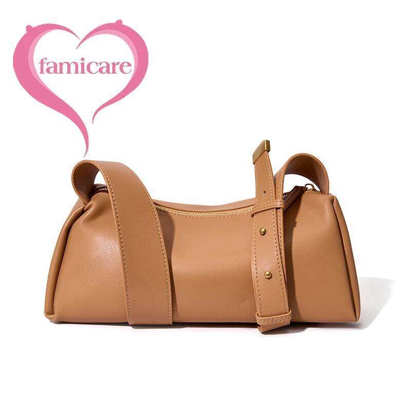 Designer Luxury New Cowhide Split Leather Crossbody Handbag For Women S Advanced Sensation Stick Underarm Messenger Soft One Shoulder Bags