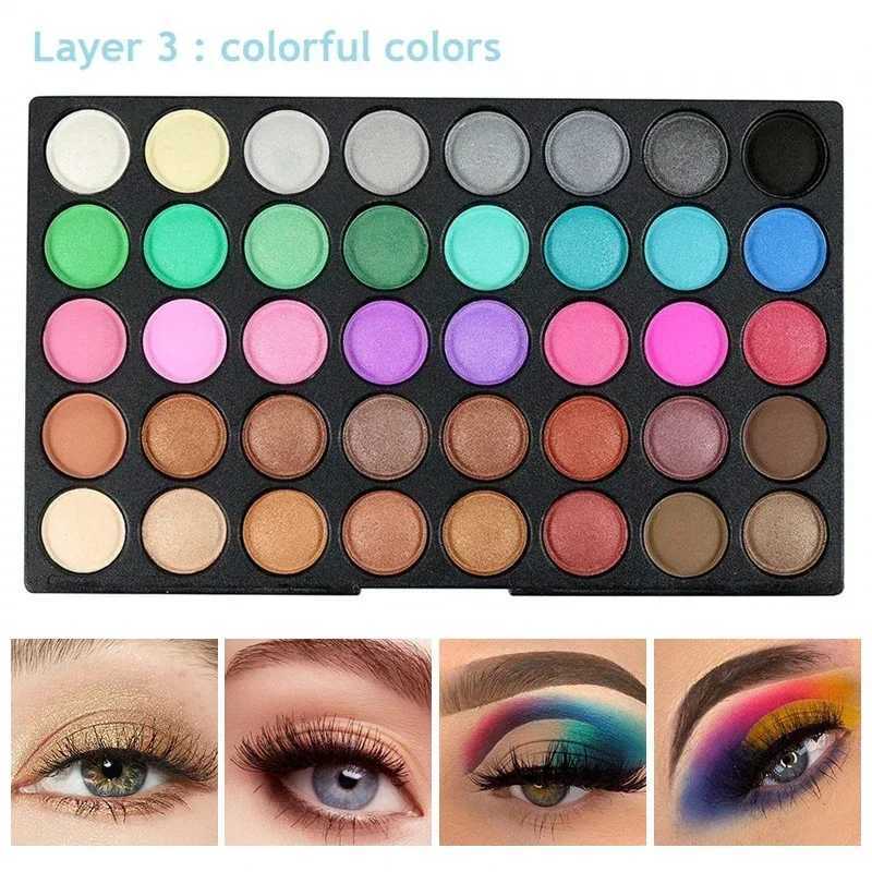 120 Color Eye Makeup Waterproof Make up Nude Eye Shadow Palette Glitter Matte Pigmented Powder Pressed Shine Eyeshadow CosmeticXJ251027