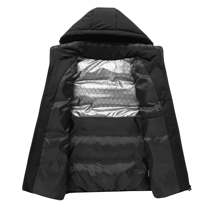 Winter Men Thicken Warm Sleeveless Vests Mens Autumn Detachable Hat Outwear Hooded Waistcoat Vest Jackets Mens Casual Vests Male 251024