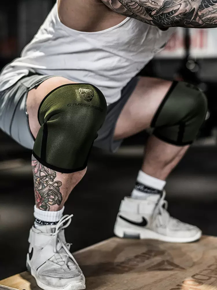 7mm Knee Pads Fitness Squatting Sports Protective Elasticity Hard Pulling Powerlifting Training Bodybuilding Knee Protector 251023