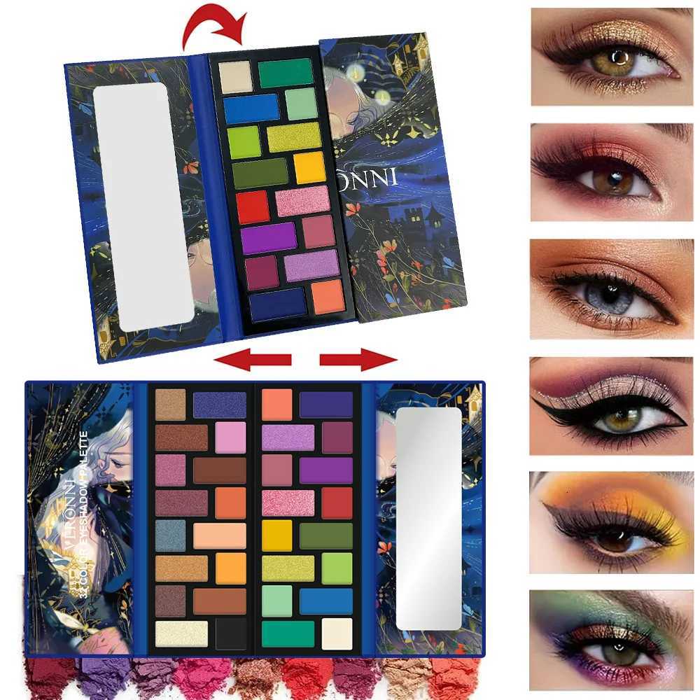 32 Colors Eye Shadow Plate Matte Eyeshadow Waterproof Long Lasting Make Up Pallet Shimmer Fashion Women Beauty Eyes CosmeticsXJ251027