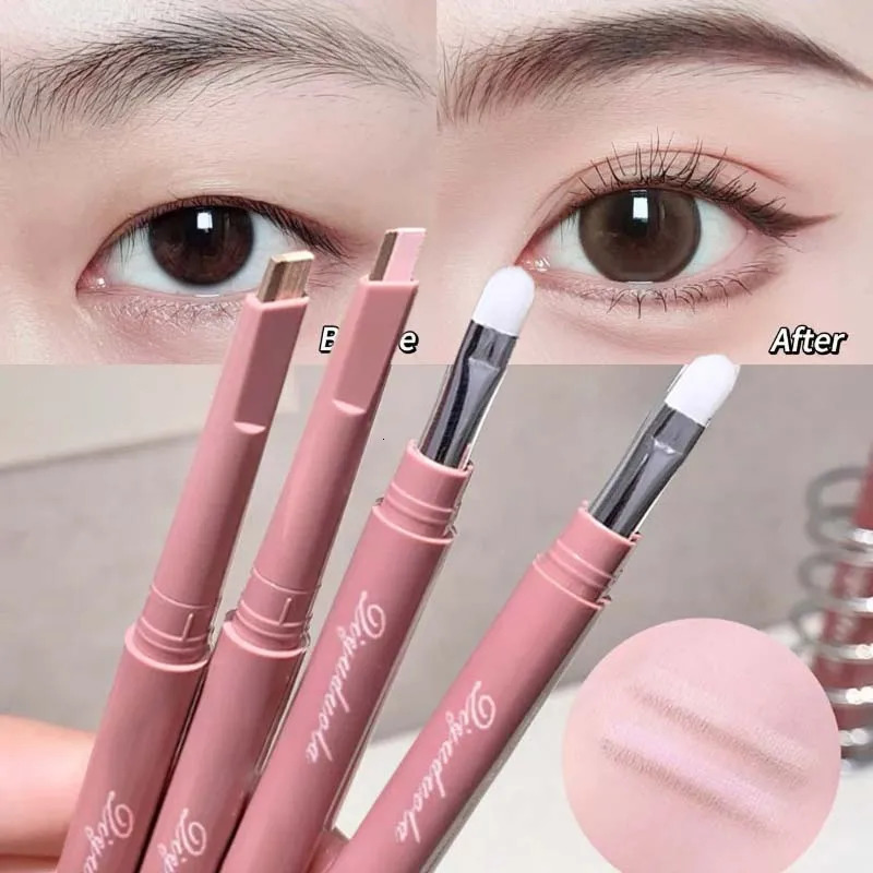 Brightening Aegyo Sal Pencil Waterproof Natural DualColor Lying Silkworm UnderEye Highlighter Shadow Pen Contour Eye Makeup 251027