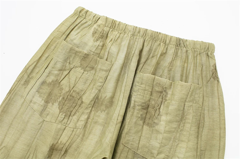 Womens Set Fashion Spring Jacquard Loose Ladies Shirt Summer Women Pants Casual Chic Print Set for Women 251013