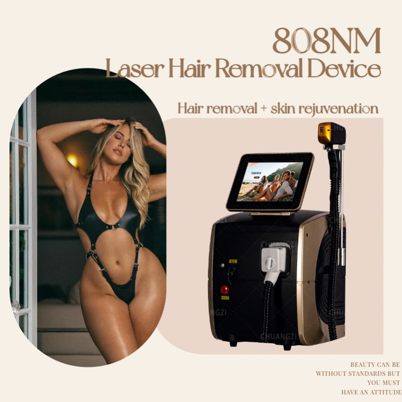 Professional Diode Ice Titanium Laser Hair Removal Machine Portable 808 755 1064 Alexandrite Device 3 Waves Permanent Removal
