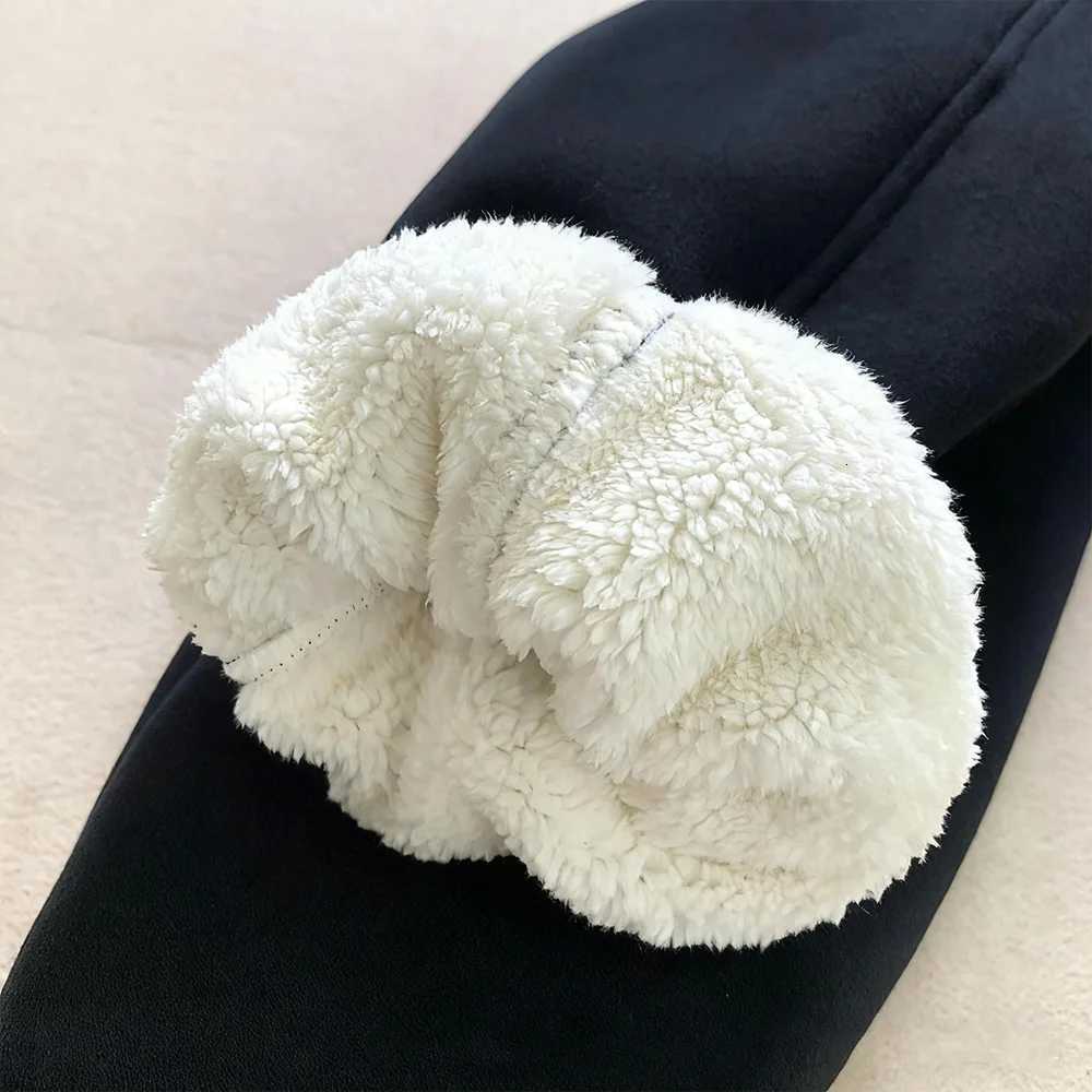 1pcs Boys Girls Lamb Wool Pants Autumn Winter Childrens Thick And Plush Trouse Kids Sports Pant Baby Warm Snow Long PantsT251027