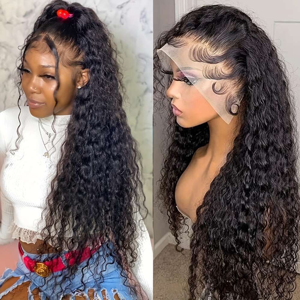 Heat Resistant Synthetic Lace Front Wig - 13X4 Inch Loose Curly Wave With , Density Natural Look For Daily & Use, Unisex Adult Hair Replacement, Party