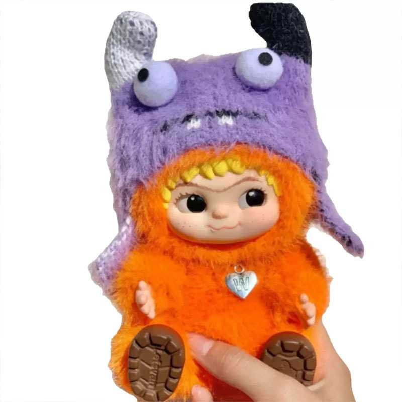 WAKUKU Wa Kuku Fluffy Trendy Series Blind Box Figurine Plush Cute Doll Girl Gift