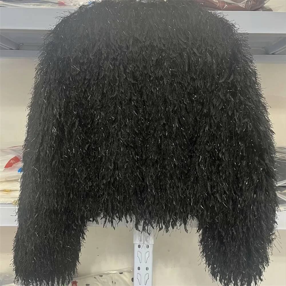 winter jacket women Autumn New Product Women's Fashion Leisure Versatile Round Neck Long Sleeve Jacket Coat