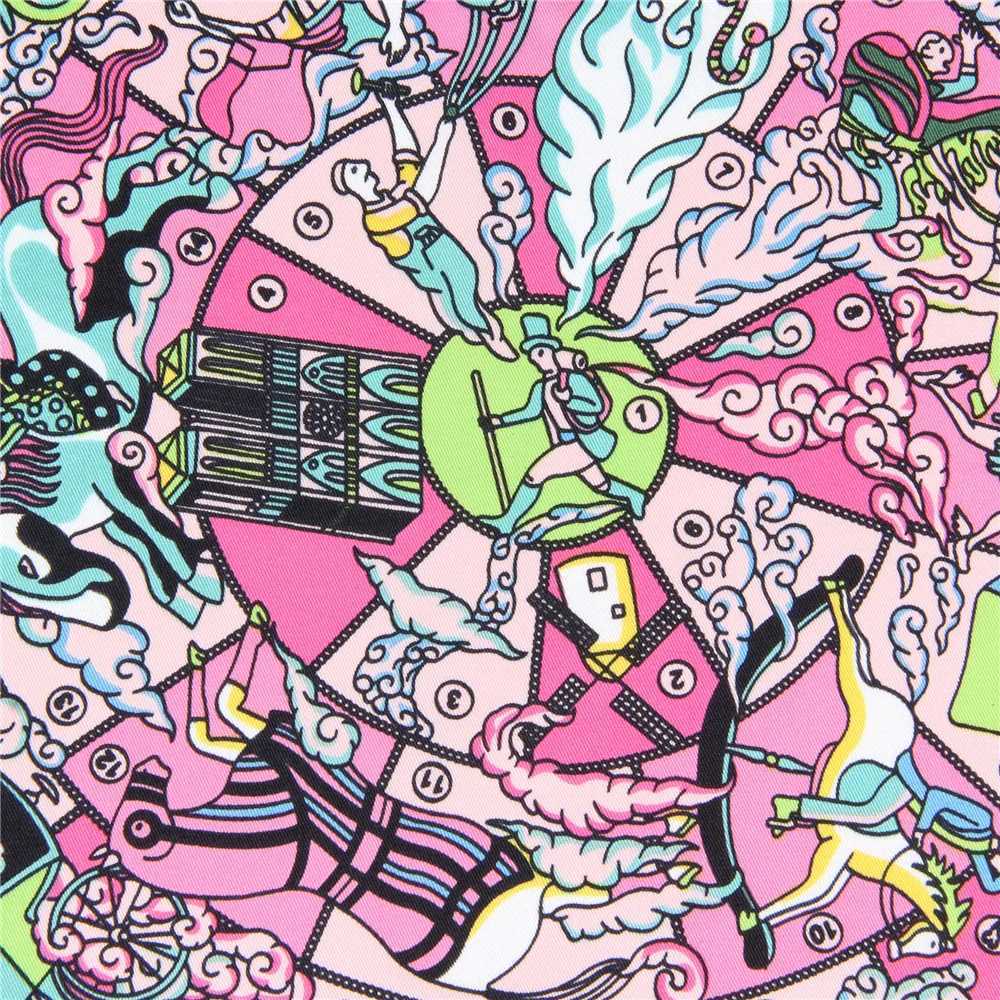 Manual Hand Rold Twill Silk Scarf Wen Hopi Print Square Scarves Wraps Echarpes Curd Foard Fme Bandana Hijabs 90CMW251027