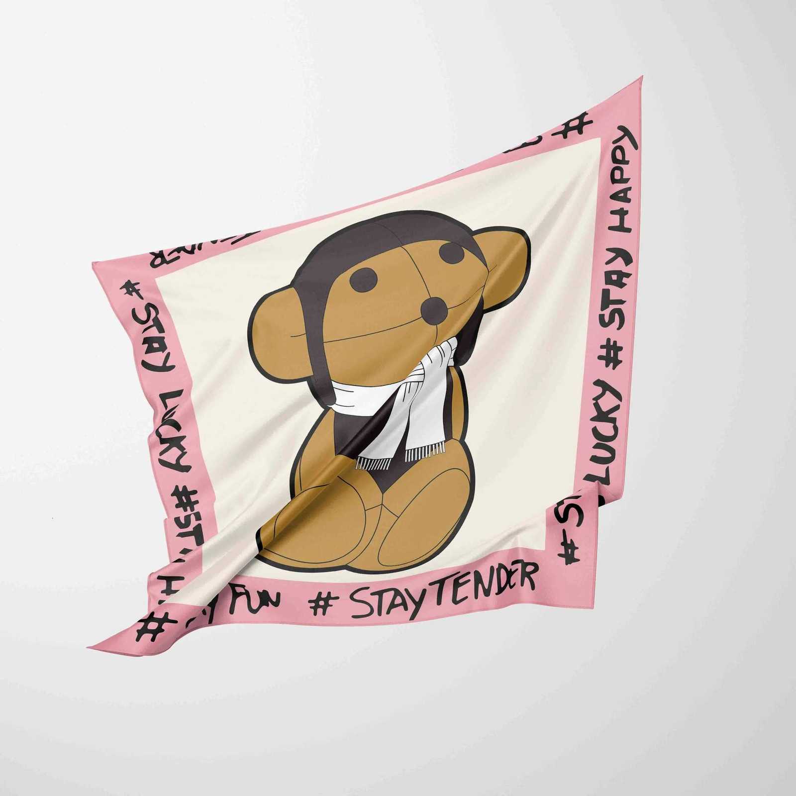 70cm 70cm Fashion 2025 Designer Square Band Fashion Kerchi Autumn Fa Silk Brand Scarves Print Shawl Chiffon FoardW251027