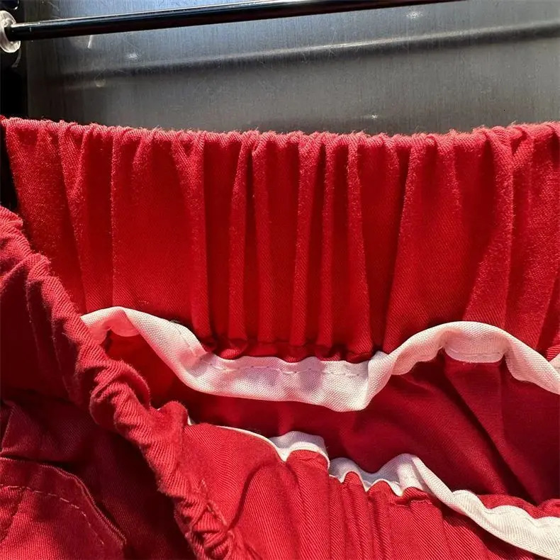 Women Y2k Cargo Long Skirt High Waist Drawstring Maxi Ruched Vintage Split Elastic with Pockets 251027