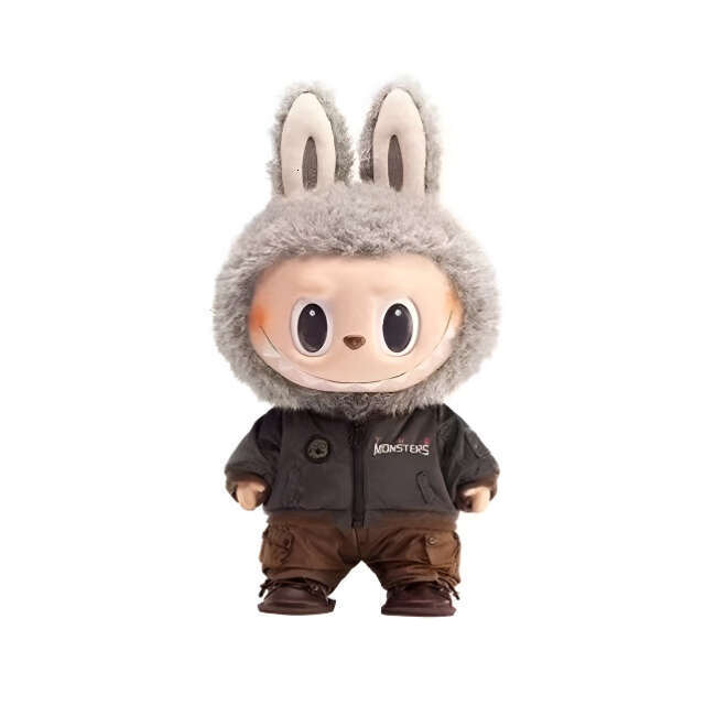 Original 40Cm Labubu The MONSTERS JUMP For JOY Vinyl Plush Doll Toys Complete Set Of Box Cards Labubu 2.0 Action Figure