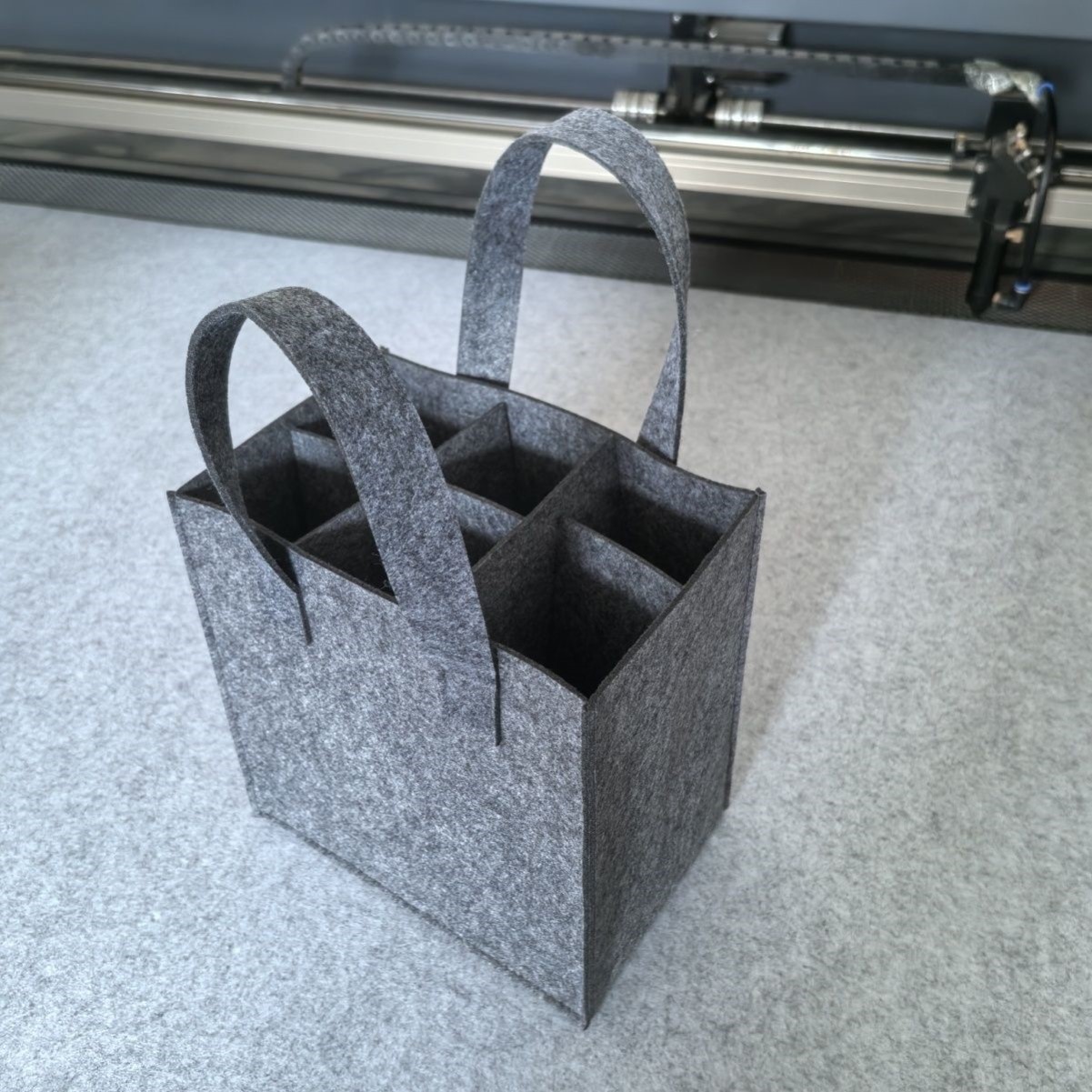 Felt wine bag, non-woven fabric, thickened bottled red wine gift bag, handbag bag, customized wine packaging bag