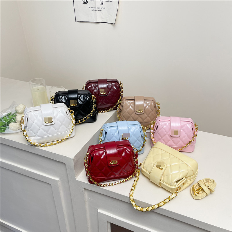 Free shipping designer bag Quilted Chain Embroidery Handbag New Niche Shell Bag Women Shoulder Crossbody Bag