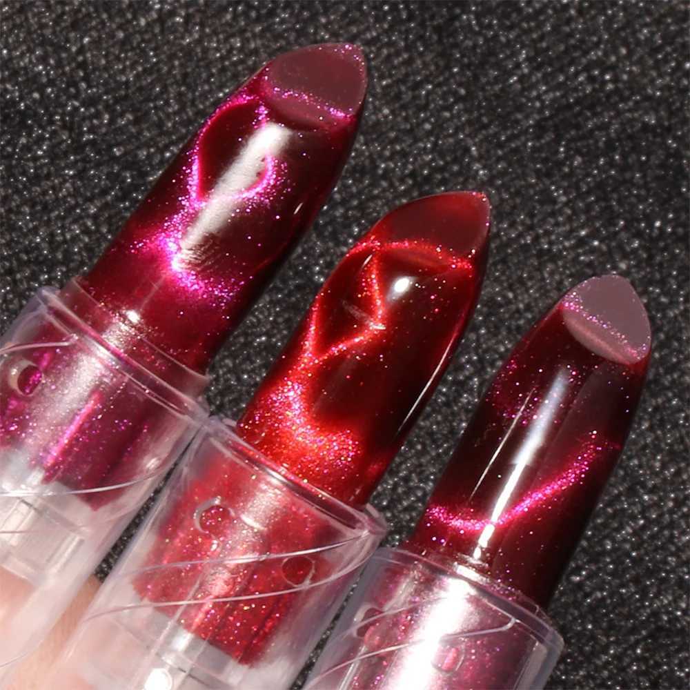 Mirror Metallic Glitter Jelly Lipstick LongLasting Waterproof Shimmer Pearl Sparkling Lip Gloss Makeup Changing Color Lipstick W251027