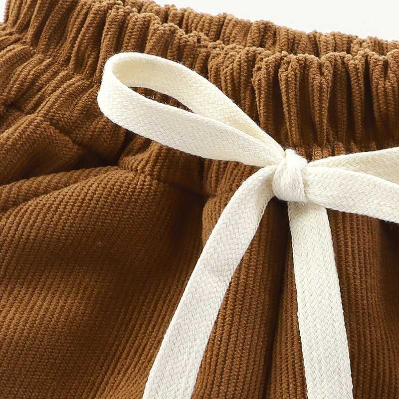 Children Autumn and Winter Thick Outer Protective Pants with Added Fleece Small and Mediumsized BabyAlpaca Fleece Leg BindingT251027