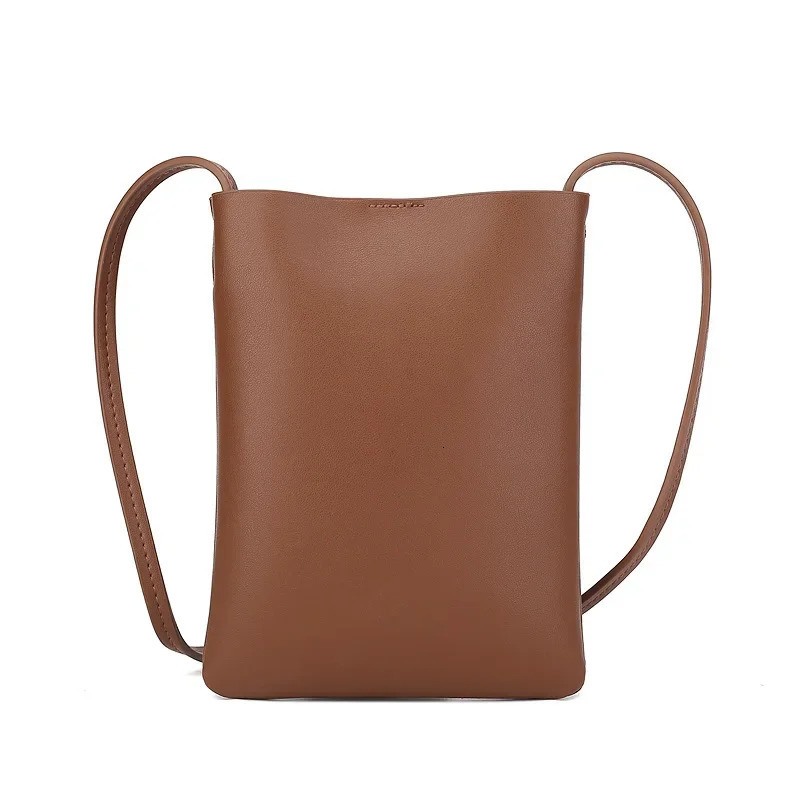 Fashion Simple Phone Bag Crossbody Women Shoulder Bags Messenger 2025 Trend Brown Hand Bag for Lady Girls Mini Flap Mobile Bolso 251027
