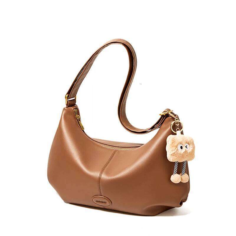 Leather Shoulder Large Capacity Top Layer Cowhide Women Brand Diagonal Cross Bag Fashionable Designer Women's Handbag